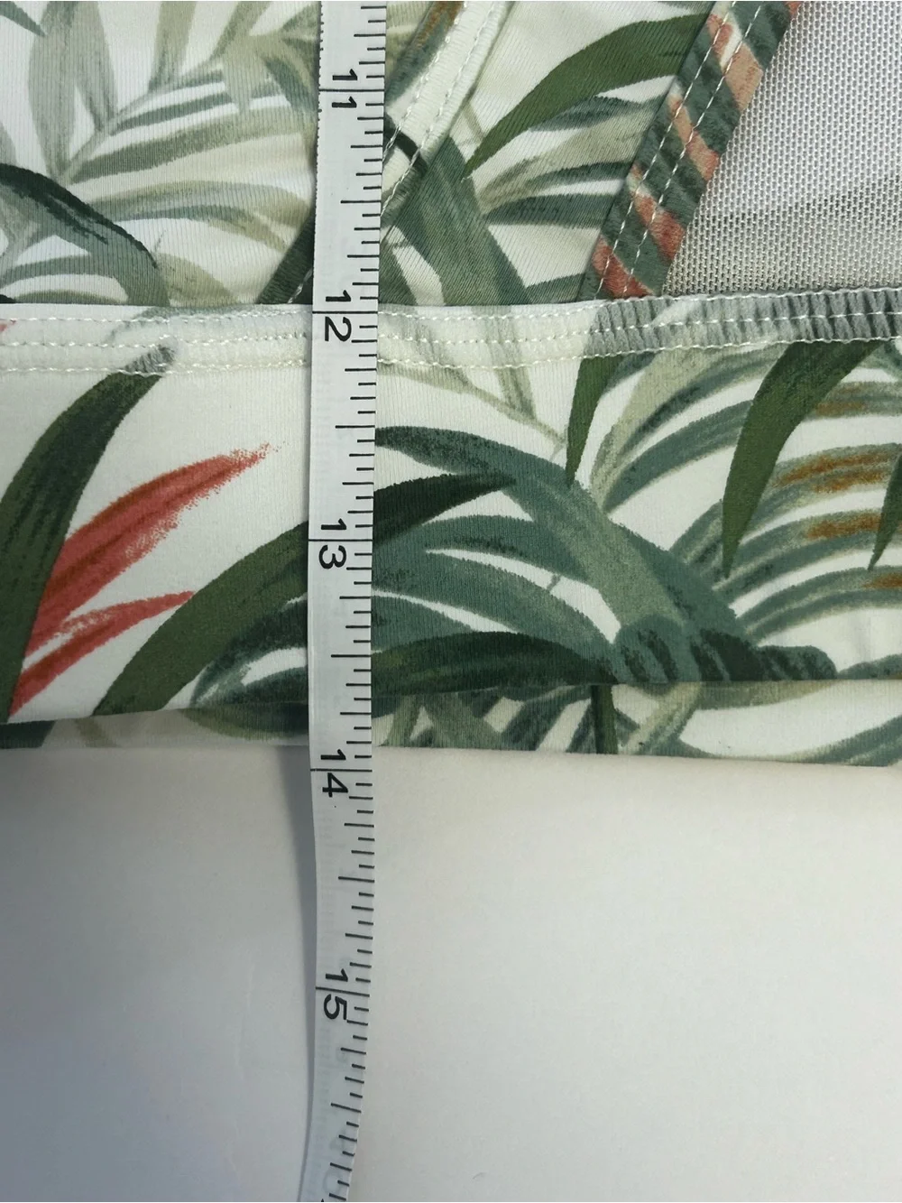 Mono B Tropical Palm Print Matching Yoga Set Sports Bra Leggings Medium M
